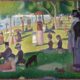 “Tarde de domingo en la isla de la Grande Jatte” de Seurat